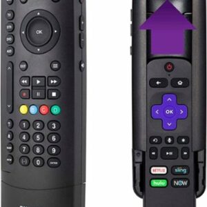 Philips - 4 Device Universal Remote Control Roku - Black