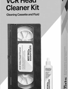 Best Buy essentials™ - VCR Video Head Cleaner - Black