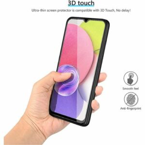 SaharaCase - ZeroDamage Ultra Strong+ HD Glass Screen Protector for Samsung Galaxy A03 and A03s (2-Pack) - Clear