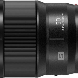 Panasonic - LUMIX S Series Camera Lens, 50mm F1.8 L-Mount Lens for Mirrorless Full Frame Digital Cameras, S-S50 - Black