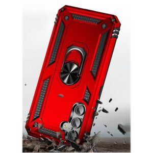 SaharaCase - Military Kickstand Series with Belt Clip Case for Samsung Galaxy A54 5G - Red