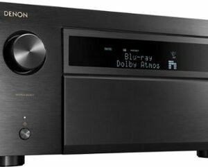 Denon - AVR-X8500HA 150W 13.2-Ch. with HEOS and Dolby Atmos 8K Ultra HD HDR Compatible AV Home Theater Receiver with Alexa - Black