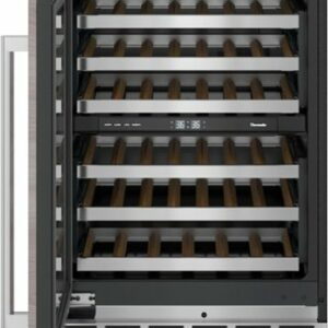 Thermador - Freedom Collection 41-Bottle Built-In Wine Refrigerator, Left Hinged - Custom Panel Ready