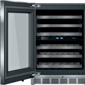 Thermador - Masterpiece Series 41-Bottle Built-In Wine Refrigerator - Stainless Steel