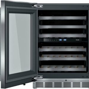 Thermador - Professional Series 41-Bottle Built-In Wine Refrigerator - Stainless Steel