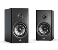 Polk Audio - Polk Reserve R100 Bookshelf Speaker, 1" Pinnacle Ring Tweeter & 5.25" Turbine Cone Woofer, Dolby Atmos & IMAX Enhanced - Black