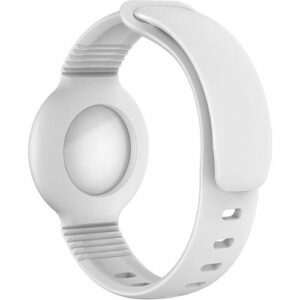 SaharaCase - Silicone Wrist Band for Apple AirTag - White