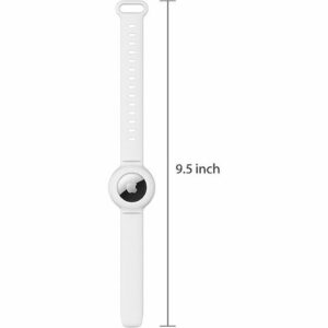 SaharaCase - Silicone Wrist Band for Apple AirTag - White