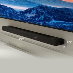 Sony HT-A5000 Dolby Atmos Smart Soundbar works with Alexa and Google Assistant, Chromecast built-in, AirPlay2, Bluetooth - Black