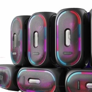 Soundcore - Rave + Party Speaker plus with Customizable EQ with App - Black