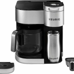 Keurig - K Duo Special Edition Single Serve K-Cup Pod Coffee Maker - Silver