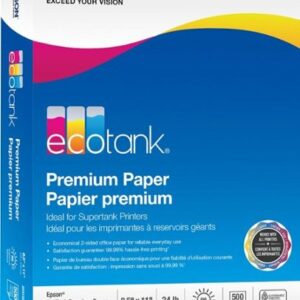 Epson - EcoTank Premium Printer 8.5" x 11" 500-Counter Paper