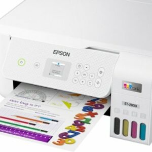 Epson - EcoTank ET-2800 Wireless All-in-One Supertank Inkjet Printer - White