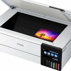 Epson - EcoTank Photo ET-8550 All-in-One Wide-format Supertank Printer - White