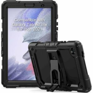 SaharaCase - DEFENCE Series Case for Samsung Galaxy Tab A7 Lite - Black