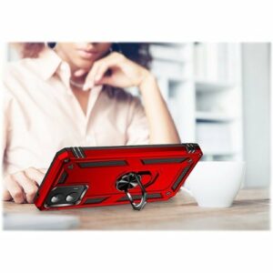 SaharaCase - Military Kickstand Series Case for Motorola Edge+ (2023) - Red