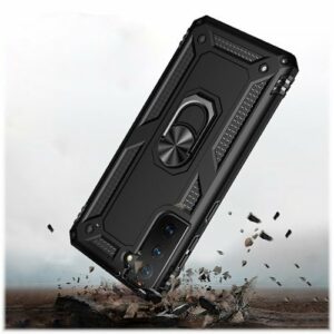 SaharaCase - Military Kickstand Series Case for Samsung Galaxy S21 FE 5G - Black