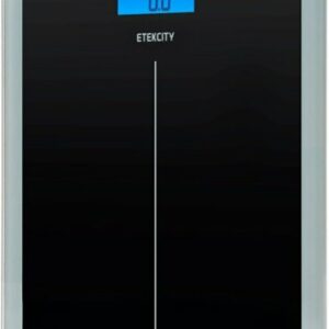 Etekcity - Digital Body Weight Scale with Resistance Bands - Black