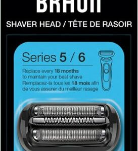 Braun - Series 5 53B Electric Shaver Head for Series 5 and Series 6 shavers - Black