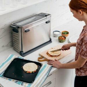 Ninja - Foodi Convection Toaster Oven with 11-in-1 Functionality with Dual Heat Technology and Flip functionality - Silver