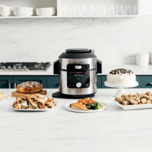 Ninja - Foodi 14-in-1 8qt. XL Pressure Cooker & Steam Fryer with SmartLid - Stainless/Black