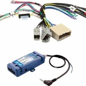 PAC - Radio Replacement and Steering Wheel Control Interface for Select Ford, Lincoln, and Mercury Vehicles - Blue