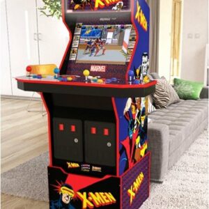 Arcade1Up - X-Men Arcade with Stool, Riser, Lit Deck & Lit Marquee - Multi