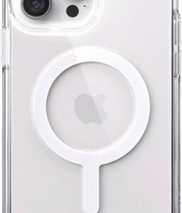 Speck - Presidio Perfect-Clear with MagSafe Hard Shell Case for iPhone 13 Pro Max & iPhone 12 Pro Max - Clear