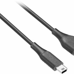 Insignia™ - 6' USB to Mini-B Charge-and-Sync Cable - Black