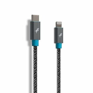 Nimble - Eco-Friendly PowerKnit USB-C to Lightning Cable, 3 Meter - Space Gray