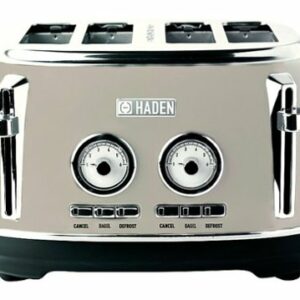 Haden - Dorset 4-Slice Wide Slot Toaster - Putty