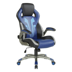 OSP Home Furnishings - Ice Knight Gaming Chair in - Blue