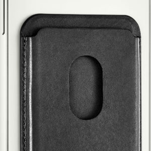 Platinum™ - Horween Leather RFID Wallet for iPhone Series 15, Series 14, iPhone Series 13 and iPhone Series 12 - Black