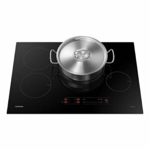 Samsung - 30" Smart Induction Cooktop with Wi-Fi - Black