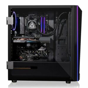 CLX - SET Gaming Desktop - AMD Ryzen 7 5800X - 32GB Memory - NVIDIA GeForce RTX 3060 - 500GB NVMe M.2 SSD + 4TB HDD - Black