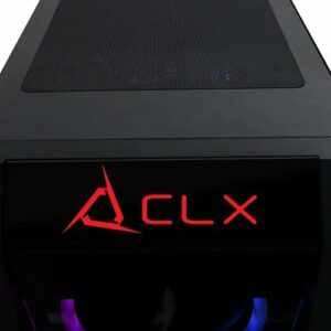 CLX - SET Gaming Desktop - Intel Core i7 10700KF - 32GB Memory - NVIDIA GeForce RTX 3060 - 500GB NVMe M.2 SSD + 4TB HDD - Black