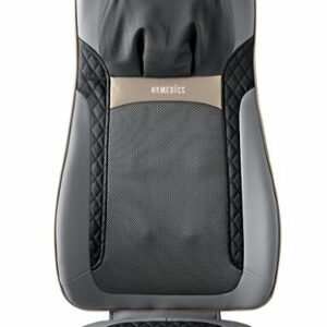 HoMedics - Shiatsu Elite II Massage Cushion with Heat - Gray/Black