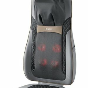 HoMedics - Shiatsu Elite II Massage Cushion with Heat - Gray/Black