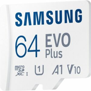 Samsung - EVO Plus 64GB microSDXC UHS-I Memory Card with Adapter