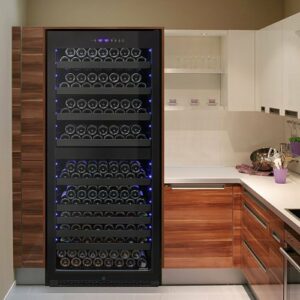 Vinotemp - EL-300TS 270-Bottle Dual Zone Wine Cooler - Black