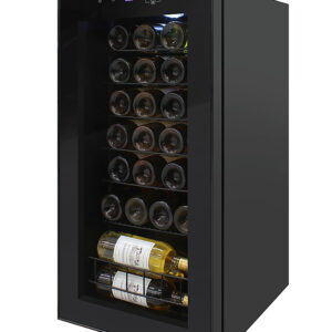 Vinotemp - 28-Bottle Wine Cooler with Touch Screen - Black