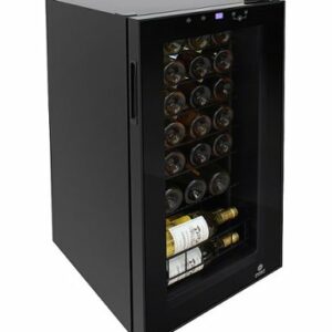 Vinotemp - 28-Bottle Wine Cooler with Touch Screen - Black