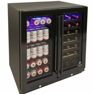 Vinotemp - EL-BWC101-01 33-Bottle and 101-Can Beverage Cooler - Black