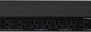 ELAC ProteK - 10 Outlet/2 USB Component 6480 Joules Surge Protector/Power Conditioner - Black