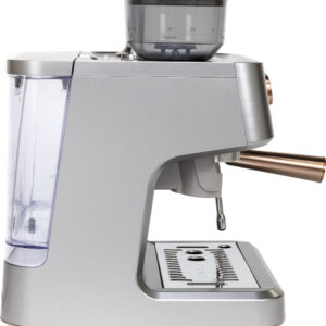 Café - Bellissimo Semi-Automatic Espresso Machine with 15 bars of pressure, Milk Frother, and Built-In Wi-Fi - Steel Silver