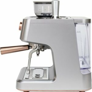 Café - Bellissimo Semi-Automatic Espresso Machine with 15 bars of pressure, Milk Frother, and Built-In Wi-Fi - Steel Silver