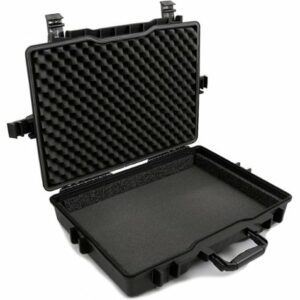 CASEMATIX - Waterproof Hard Case Fits up to 17" Inch Laptop - Black