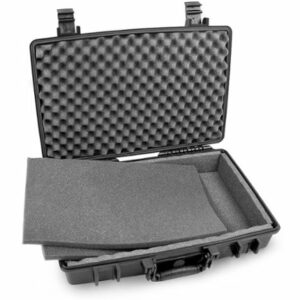 CASEMATIX - Waterproof Hard Case Fits up to 15.6" Inch Laptop - Black