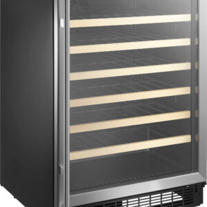 Insignia™ - 61-Bottle Wine Cooler - Stainless Steel