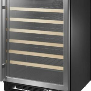 Insignia™ - 61-Bottle Wine Cooler - Stainless Steel